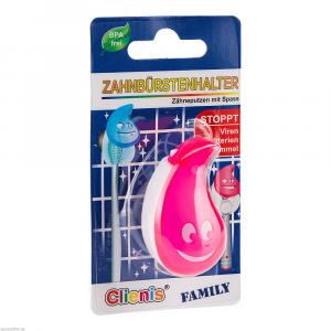 CLIENIS Zahnbürstenhalter m.Saugnapf