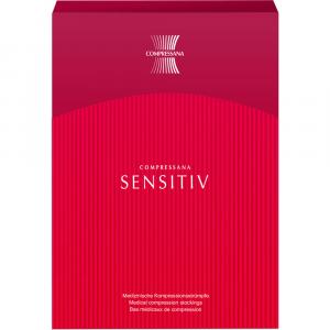 COMPRESSANA Sensitiv K2 AG kurz 4 NHB choco m.Sp.