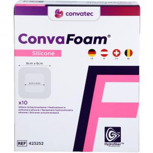 CONVAFOAM Silicone Verband 8x8 cm