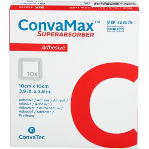 CONVAMAX Superabsorber adhäsiv 10x10 cm