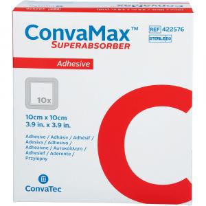 CONVAMAX Superabsorber adhäsiv 10x10 cm