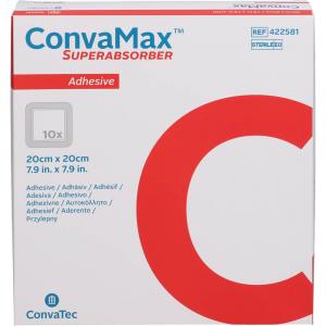 CONVAMAX Superabsorber adhäsiv 20x20 cm