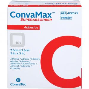 CONVAMAX Superabsorber adhäsiv 7,5x7,5 cm