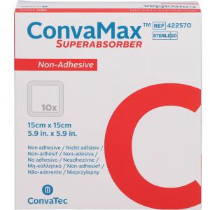 CONVAMAX Superabsorber nicht adhäsiv 15x15 cm