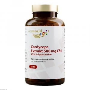 CORDYCEPS EXTRAKT 500 mg CS4 40% Polysacchar.Kaps.