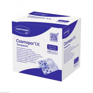 COSMOPOR I.V. transparent Fixierverb.5x6 cm steril