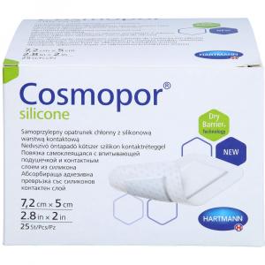 COSMOPOR silicone Wundverband 5x7,2 cm