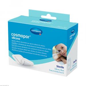 COSMOPOR silicone Wundverband 5x7,2 cm