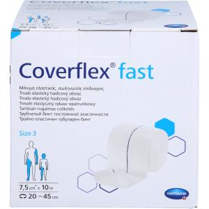 COVERFLEX fast Schlauchverb.Gr.3 7,5 cmx10 m weiß