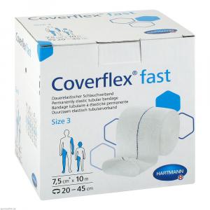 COVERFLEX fast Schlauchverb.Gr.3 7,5 cmx10 m weiß