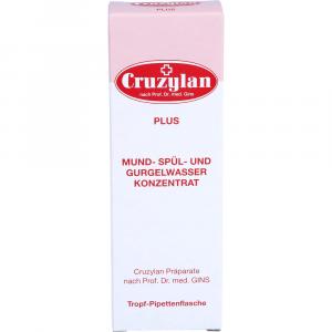 CRUZYLAN Plus Mund-/Spül- u.Gurgelwasserkonz.m.Pip