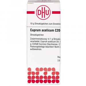 CUPRUM ACETICUM C 200 Globuli