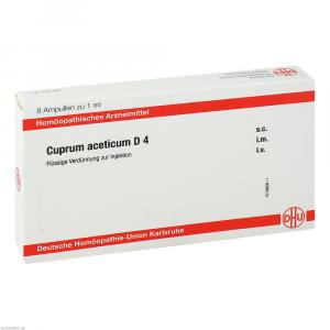 CUPRUM ACETICUM D 4 Ampullen