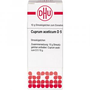 CUPRUM ACETICUM D 5 Globuli Ind.Fert.