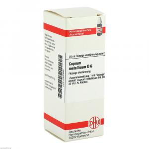 CUPRUM METALLICUM D 6 Dilution