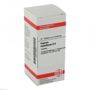CUPRUM METALLICUM D 6 Tabletten