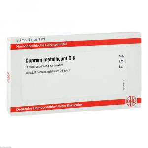 CUPRUM METALLICUM D 8 Ampullen
