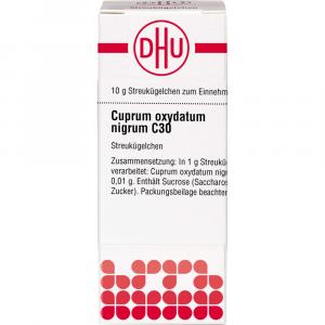 CUPRUM OXYDATUM nigrum C 30 Globuli CUPRUM OXYDATUM nigrum C 30 Globuli
