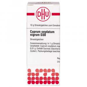 CUPRUM OXYDATUM nigrum D 30 Globuli Ind.Fert.