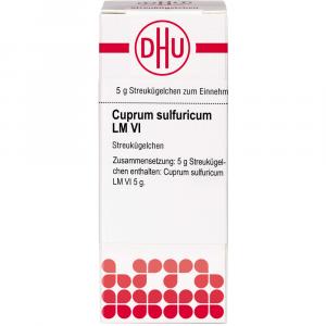 CUPRUM SULFURICUM LM VI Globuli Ind.Fert.