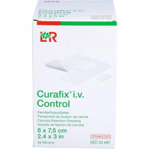 CURAFIX i.v. Control Kanülenfixierpfl.6x7,5 cm