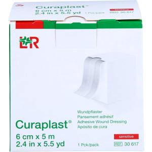 CURAPLAST Wundschnellverb.sensitiv 6 cmx5 m