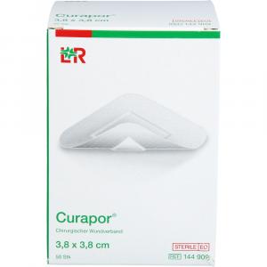 CURAPOR Wundverband steril chirurgisch 3,8x3,8 cm