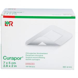 CURAPOR Wundverband steril chirurgisch 5x7 cm