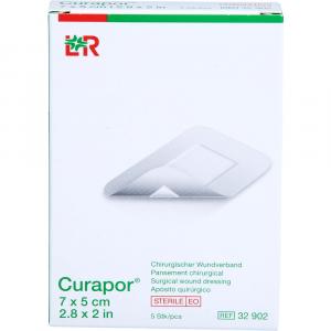 CURAPOR Wundverband steril chirurgisch 5x7 cm