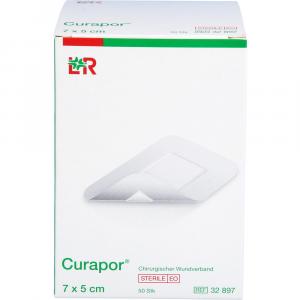 CURAPOR Wundverband steril chirurgisch 5x7 cm