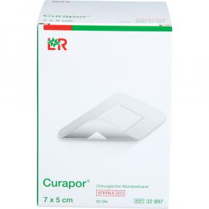 CURAPOR Wundverband steril chirurgisch 5x7 cm