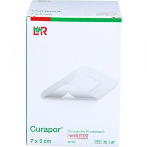 CURAPOR Wundverband steril chirurgisch 5x7 cm