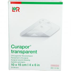 CURAPOR Wundverband steril transparent 10x15 cm