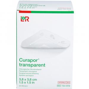 CURAPOR Wundverband steril transparent 3,8x3,8 cm