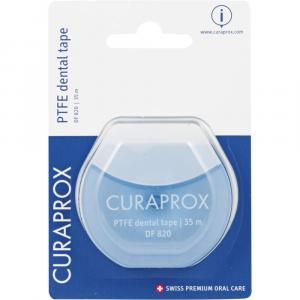 CURAPROX DF 820 Interd.Tape m.Chlorhexidin Spender