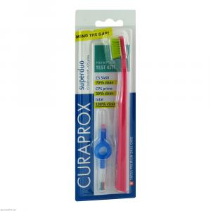 CURAPROX Super Duo CS 5460 1 Zahnbürste+3 CPS