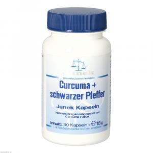 CURCUMA+SCHWARZER Pfeffer Junek Kapseln
