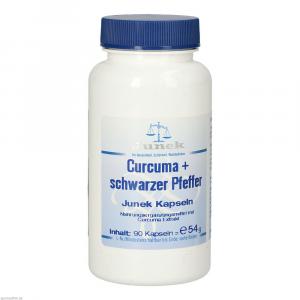 CURCUMA+SCHWARZER Pfeffer Junek Kapseln