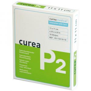 CUREA P2 superabsorb.Wundauflage 15x15 cm