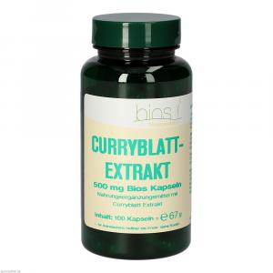 CURRYBLATTEXTRAKT 500 mg Bios Kapseln