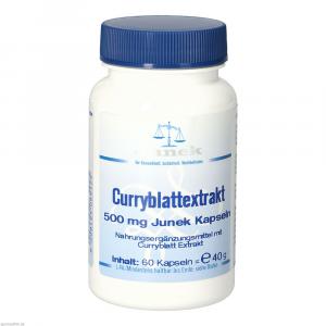 CURRYBLATTEXTRAKT 500 mg Junek Kapseln