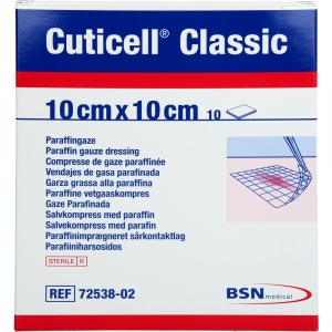 CUTICELL Classic Wundgaze 10x10 cm
