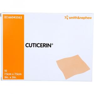 CUTICERIN 7,5x7,5 cm Gaze m.Salbenbeschichtung