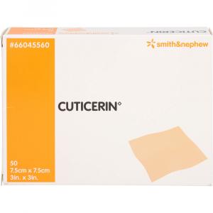 CUTICERIN 7,5x7,5 cm Gaze m.Salbenbeschichtung