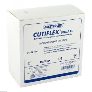 CUTIFLEX Folien-Pflaster square 38x38 mm MasterAid