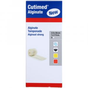 CUTIMED Alginate Alginattamponade 2,5x30 cm