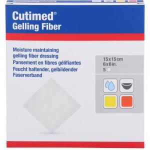 CUTIMED Gelling Fiber Kom.15x15 cm Hydrofaserverb.