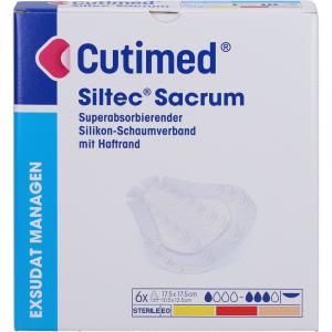 CUTIMED Siltec Sacrum 17,5x17,5 cm Kompressen