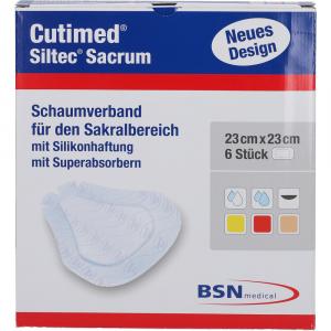 CUTIMED Siltec Sacrum 23x23 cm Kompressen