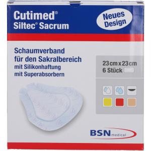 CUTIMED Siltec Sacrum 23x23 cm Kompressen